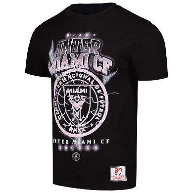 Men's Mitchell & Ness Black Inter Miami CF Lightning Madness T-Shirt