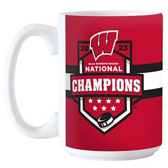 Wisconsin Badgers 2023 NCAA Women's Ice Hockey National Champions 15oz. Sublimated Mug