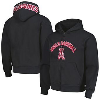 Men's Black Los Angeles Angels Opening Day Full-Zip Hoodie