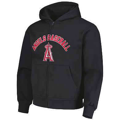Men's Black Los Angeles Angels Opening Day Full-Zip Hoodie