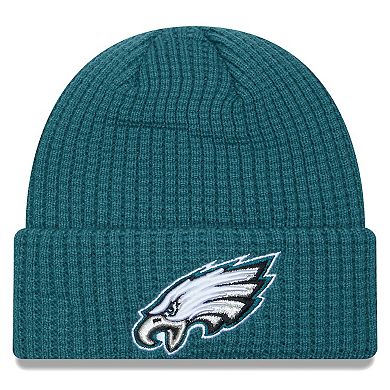 Men's New Era Midnight Green Philadelphia Eagles Prime Cuffed Knit Hat