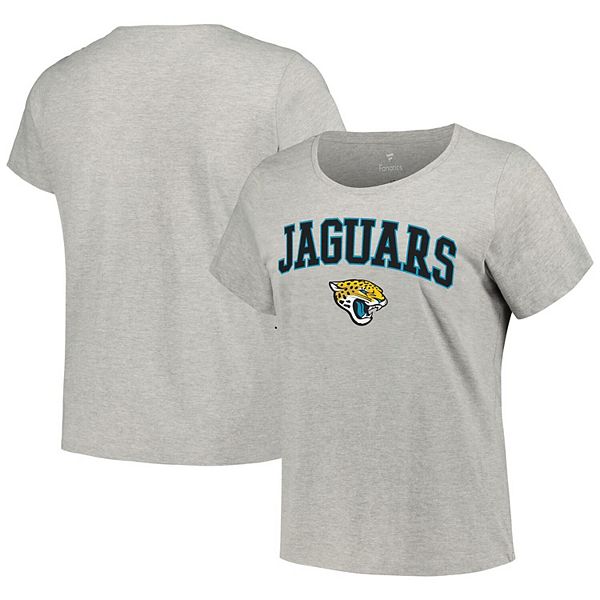 Women's Fanatics Branded Heather Gray Jacksonville Jaguars Plus Size ...