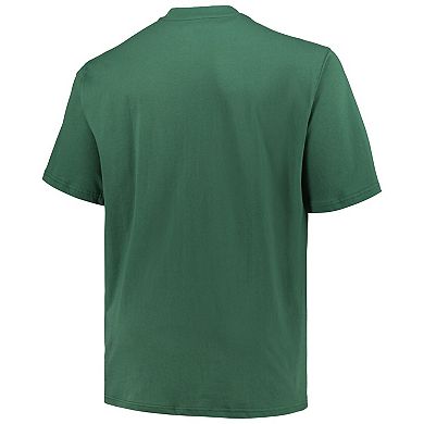 Men's Fanatics Branded Hunter Green/Black Milwaukee Bucks Big & Tall Short Sleeve & Long Sleeve T-Shirt Set