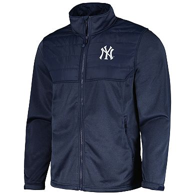 Men's Dunbrooke Heather Navy New York Yankees Explorer Full-Zip Jacket