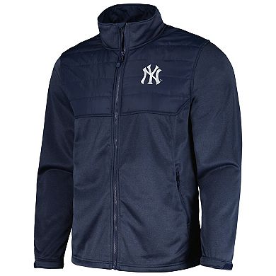 Men's Dunbrooke  Heather Navy New York Yankees Explorer Full-Zip Jacket