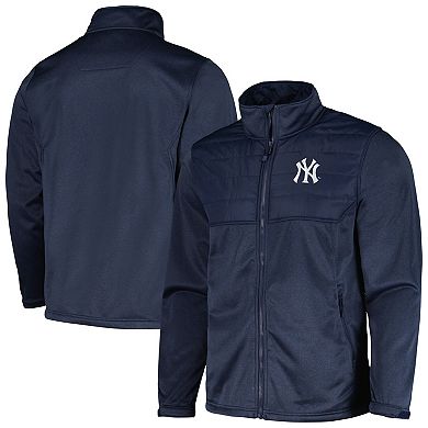 Men's Dunbrooke  Heather Navy New York Yankees Explorer Full-Zip Jacket