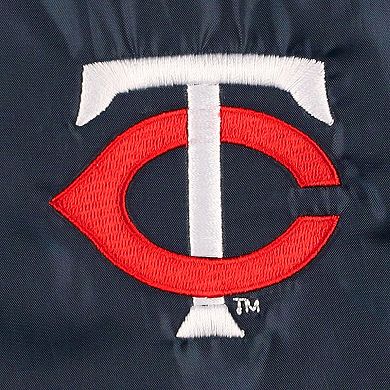 Men's Dunbrooke Navy Minnesota Twins Coach's Raglan Full-Snap Windbreaker Jacket