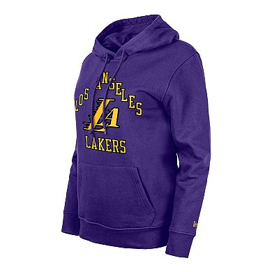Women's New Era Purple Los Angeles Lakers 2023/24 City Edition Pullover Hoodie