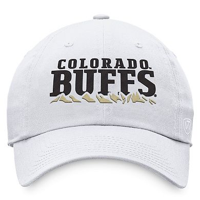 Men's Top of the World White Colorado Buffaloes Adjustable Hat