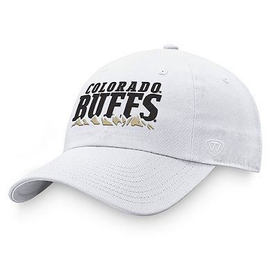 Men's Top of the World White Colorado Buffaloes Adjustable Hat