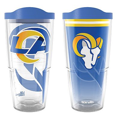 Tervis Los Angeles Rams 24oz NFL 2 PACK Genuine & Forever Fan