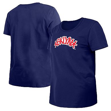 Women's New Era Blue Brooklyn Nets 2023/24 City Edition T-Shirt