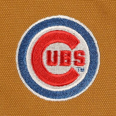 Men's Dunbrooke Brown Chicago Cubs Dakota Work Full-Zip Hoodie Jacket