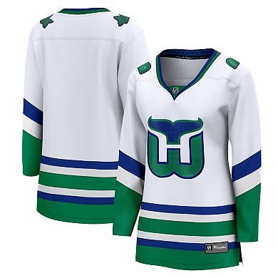 Women's Fanatics Branded  White Carolina Hurricanes Whalers Premier Breakaway Jersey