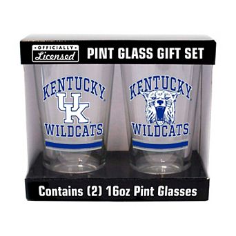 Kentucky Wildcats 16oz. Pint Glass Two Pack