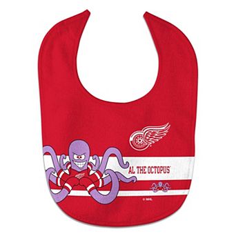 WinCraft Detroit Red Wings All Pro Mascot Baby Bib