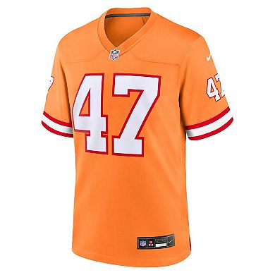 Youth Nike John Lynch Orange Tampa Bay Buccaneers Retired Player Game Jersey