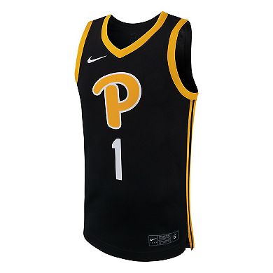 Men's Nike Black Pitt Panthers Replica Basketball Jersey