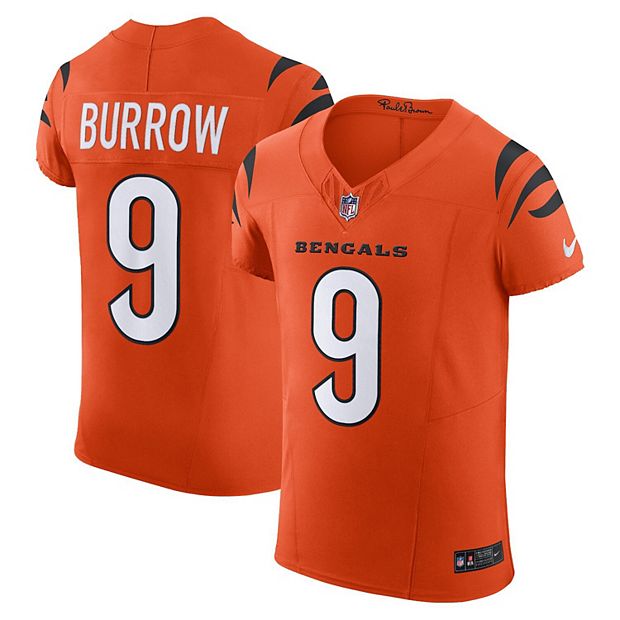 Men s Nike Joe Burrow Orange Cincinnati Bengals Vapor F.U.S.E