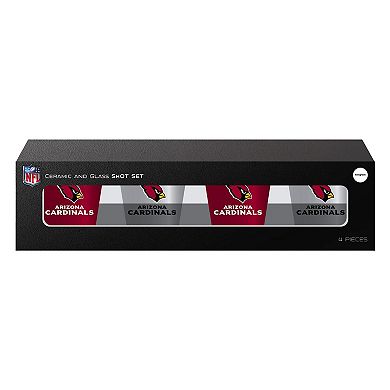 Arizona Cardinals Four-Pack Shot Glass Set