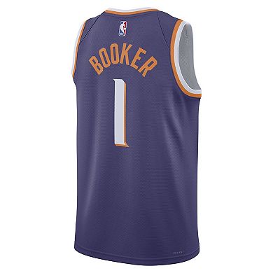 Unisex Nike Devin Booker Purple Phoenix Suns Swingman Jersey - Icon Edition