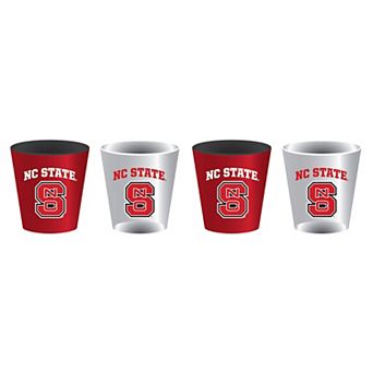 NC State Wolfpack Four-Pack Shot Glass Set