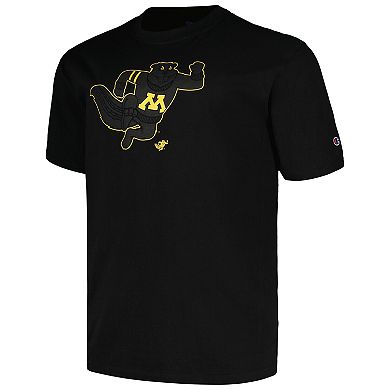Men's Profile Black Minnesota Golden Gophers Big & Tall Pop T-Shirt
