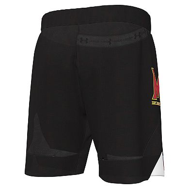 Men's Under Armour Black Maryland Terrapins Replica Basketball Shorts