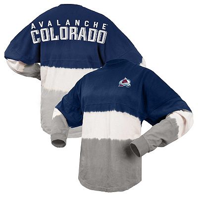Women's Spirit Jersey Navy/Gray Colorado Avalanche Ombre Long