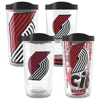 Tervis Portland Trail Blazers Four-Pack 16oz. Classic Tumbler Set