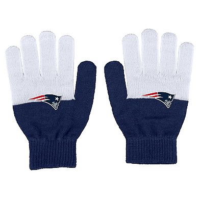 Women's WEAR by Erin Andrews New England Patriots Color-Block Gloves