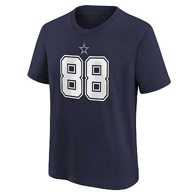 Preschool Nike CeeDee Lamb Navy Dallas Cowboys Player Name & Number T-Shirt