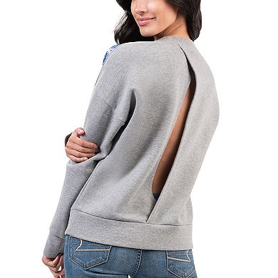 Women's G-III 4Her by Carl Banks Gray St. Louis Blues Penalty Box Pullover Sweatshirt