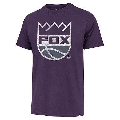 Men's '47 De'Aaron Fox Purple Sacramento Kings Player Logo T-Shirt