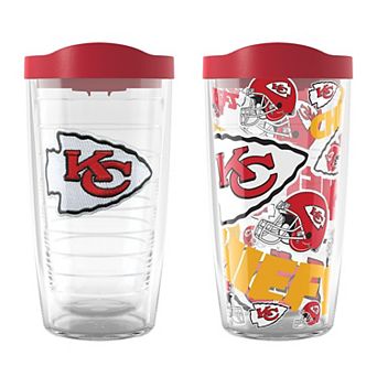 Tervis Kansas City Chiefs Two-Pack 16oz. Allover Classic Tumbler Set