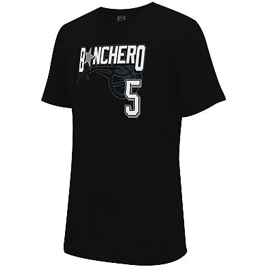Unisex Stadium Essentials Paolo Banchero Black Orlando Magic 2023/24 City Edition Player Graphic T-Shirt