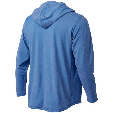 Men's Light Blue Texas Rangers 2023 World Series Champions Butter Stripe Tri-Blend Long Sleeve Hoodie T-Shirt
