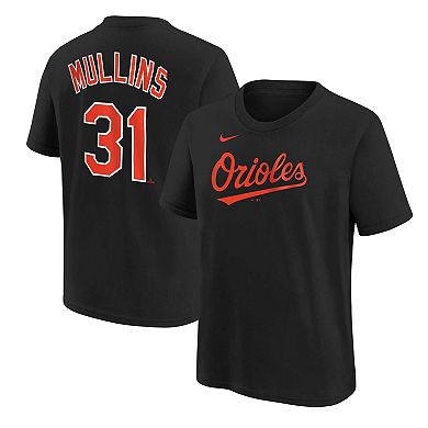 Youth Nike Cedric Mullins Black Baltimore Orioles Player Name & Number T-Shirt