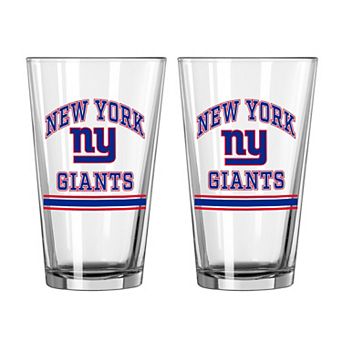New York Giants 16oz. Pint Glass Two Pack