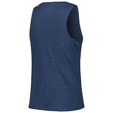 Women's Concepts Sport Charcoal/Navy Atlanta Braves Meter Muscle Tank Top and Pants Sleep Set