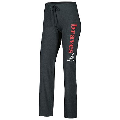 Women's Concepts Sport Charcoal/Navy Atlanta Braves Meter Muscle Tank Top and Pants Sleep Set