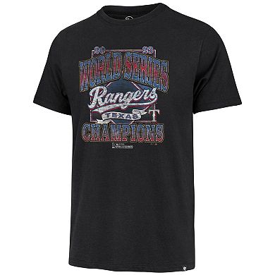 Men's '47 Black Texas Rangers 2023 World Series Champions Big & Tall T-Shirt