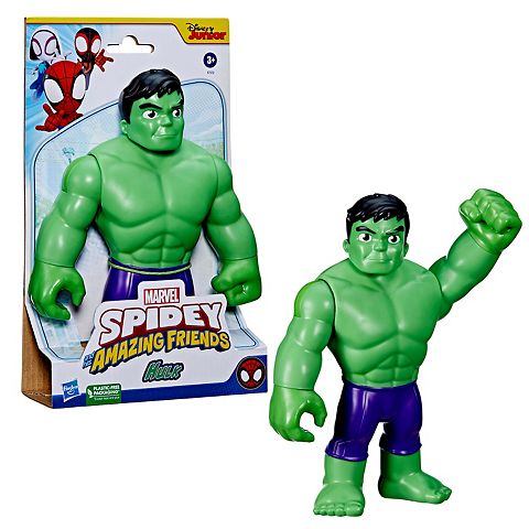 Детские фигурки Marvel Spidey and His Amazing Friends Supersized Hulk Action Figure by Hasbro