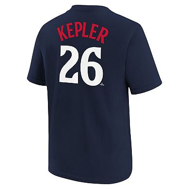 Youth Nike Max Kepler Navy Minnesota Twins Name & Number T-Shirt