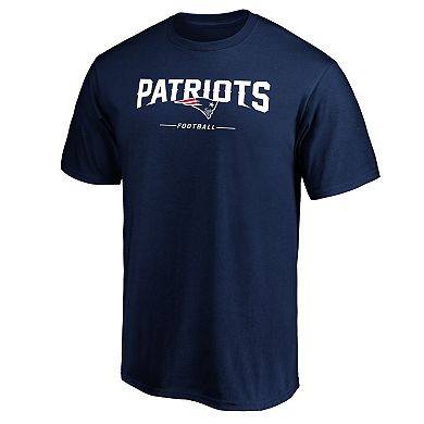 Men's Fanatics Branded Navy New England Patriots Team Lockup T-Shirt