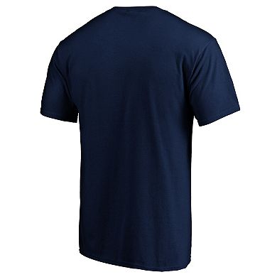 Men's Fanatics Branded Navy New England Patriots Team Lockup T-Shirt