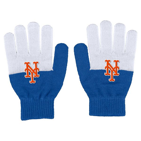 Women's Wear By Erin Andrews New York Mets Color-block Gloves