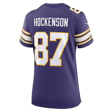 Women's Nike T.J. Hockenson Purple Minnesota Vikings Player Jersey