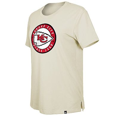 Women's New Era  Cream Kansas City Chiefs 2023 NFL Draft T-Shirt