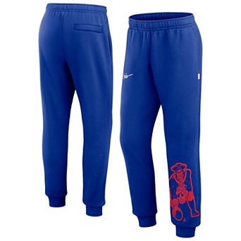 Men's Nike Royal New England Patriots Logo Crop Joggers